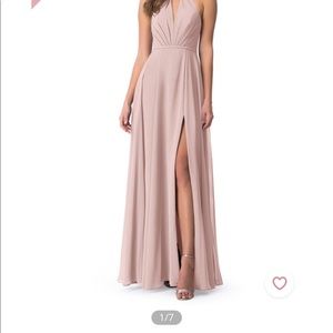 Azazie Vintage mauve bridesmaids dress NWT A14